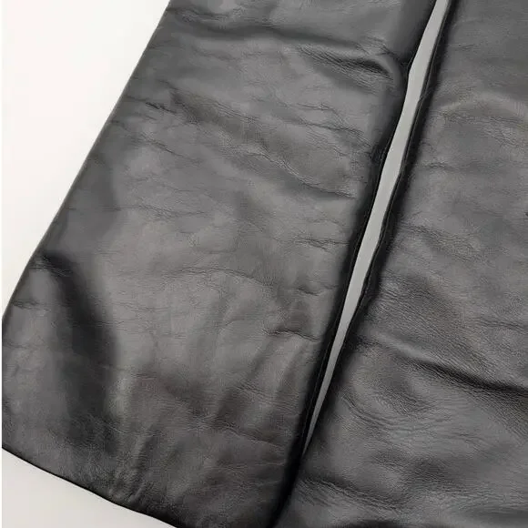 Black Suede Studio Kath 80 Knee High Boots Women's Black Leather Size US7.5 EU38 - Picture 13 of 13